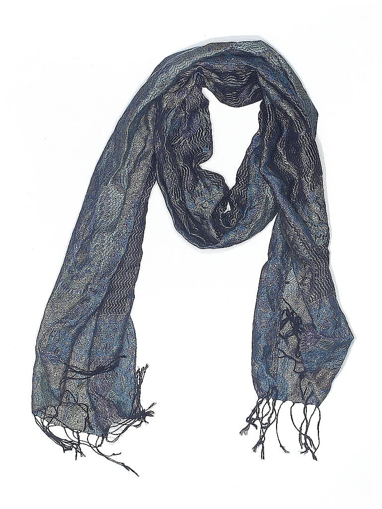 Pre-owned Unbranded Scarf In Blue