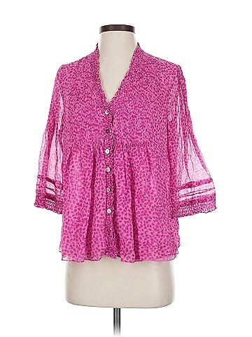 Diane von Furstenberg 3/4 Sleeve Silk Top (view 1)