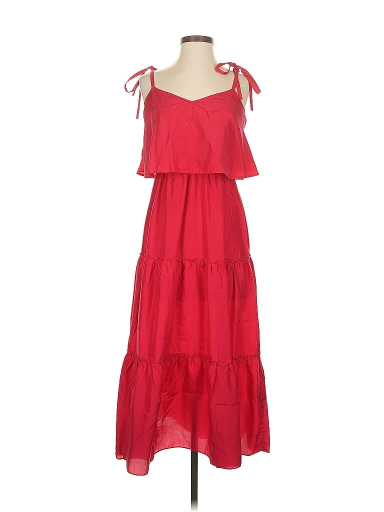 Pre-owned Club Monaco Casual Dress In Red
