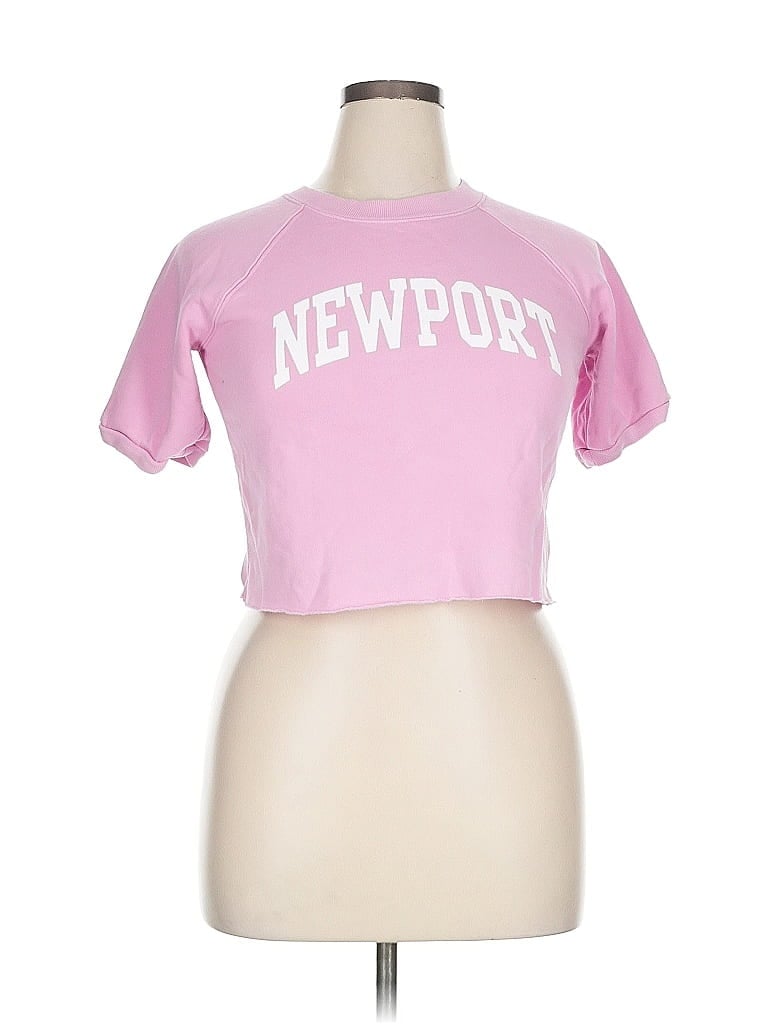 Pre-owned Gap Short Sleeve T-shirt In Pink