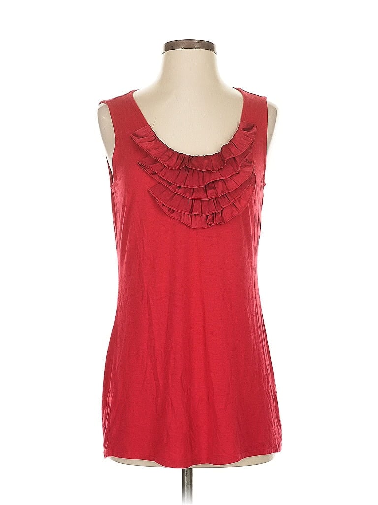 ELIE TAHARI Pre-owned Sleeveless Blouse In Red