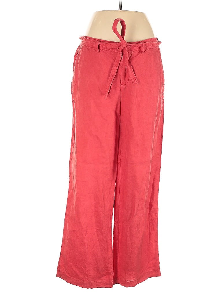 Click to view more detailed imagery on our partner's website Pre-owned Banana Republic Linen Pants In Red