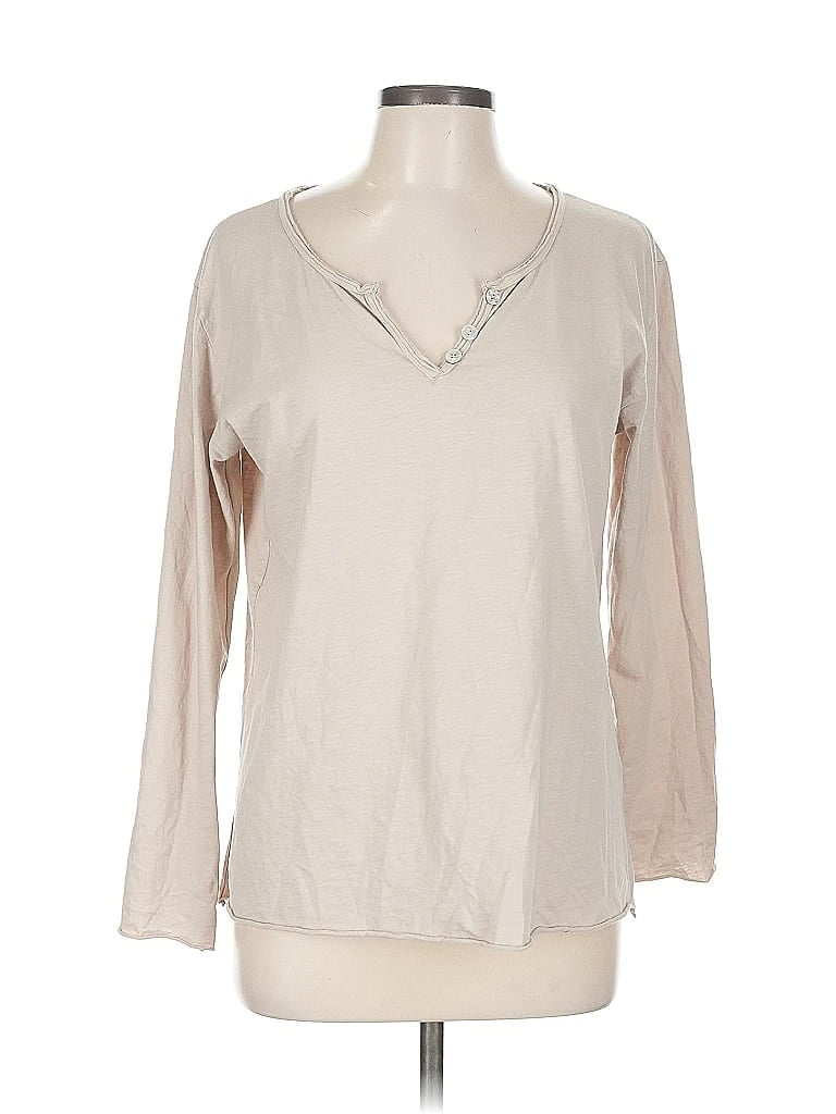 Pre-owned Unbranded Long Sleeve T-shirt In Brown