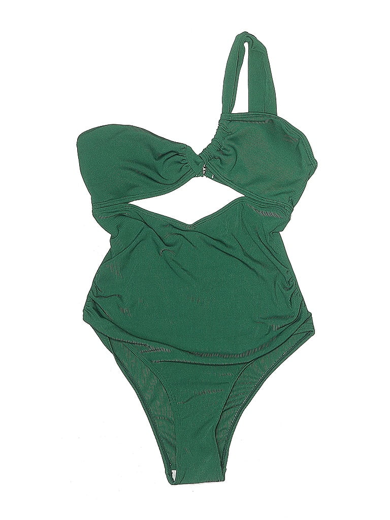 Pre-owned Unbranded One Piece Swimsuit In Green
