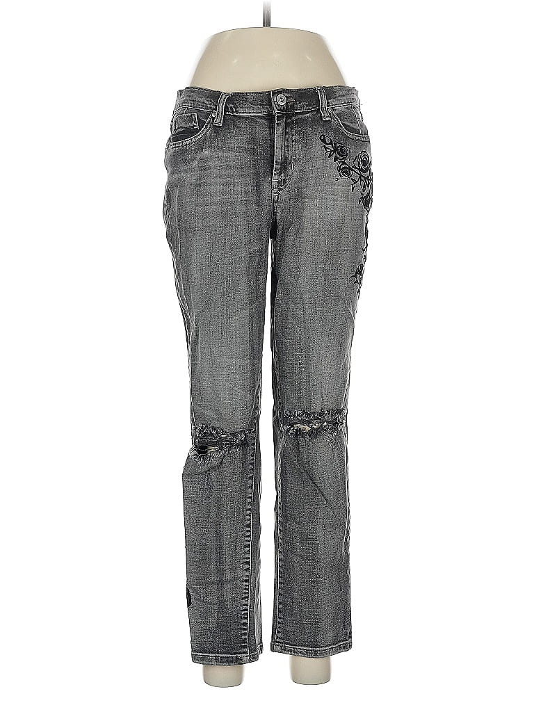 JESSICA SIMPSON Pre-owned Jeans In Gray