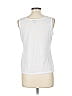 I.N. Studio White Sleeveless T-Shirt Size L - photo 2