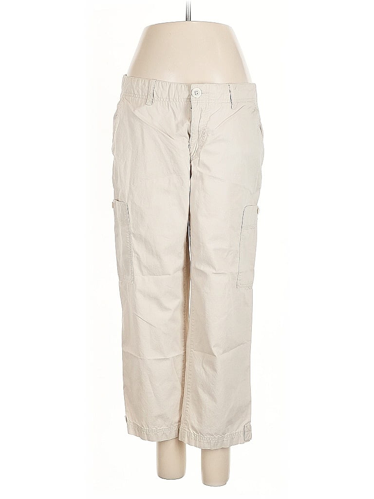 Pre-owned Eddie Bauer Cargo Pants In White