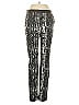 Diane von Furstenberg Metallic Silver Casual Pants Size 4 - photo 1
