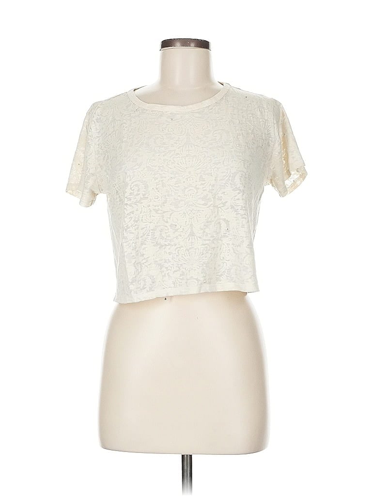 Click to view more detailed imagery on our partner's website Pre-owned Forever 21 Short Sleeve T-shirt In Yellow