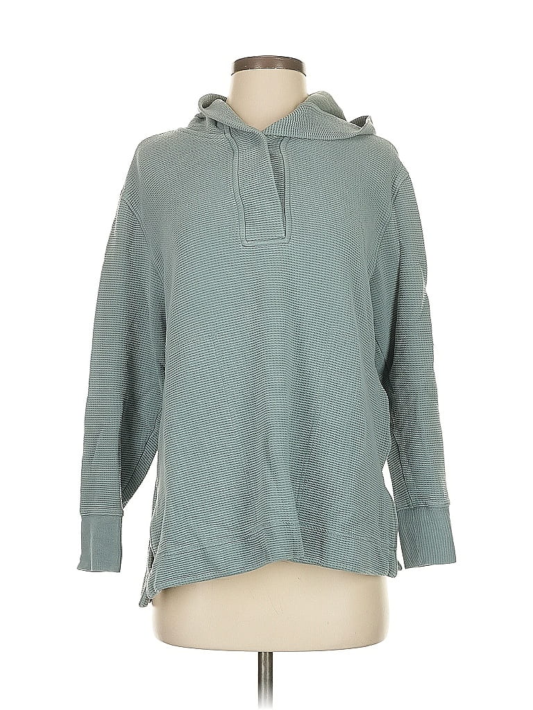 Pre-owned Athleta Long Sleeve T-shirt In Blue