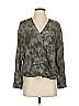 Rails Gray Long Sleeve Blouse Size S - photo 1