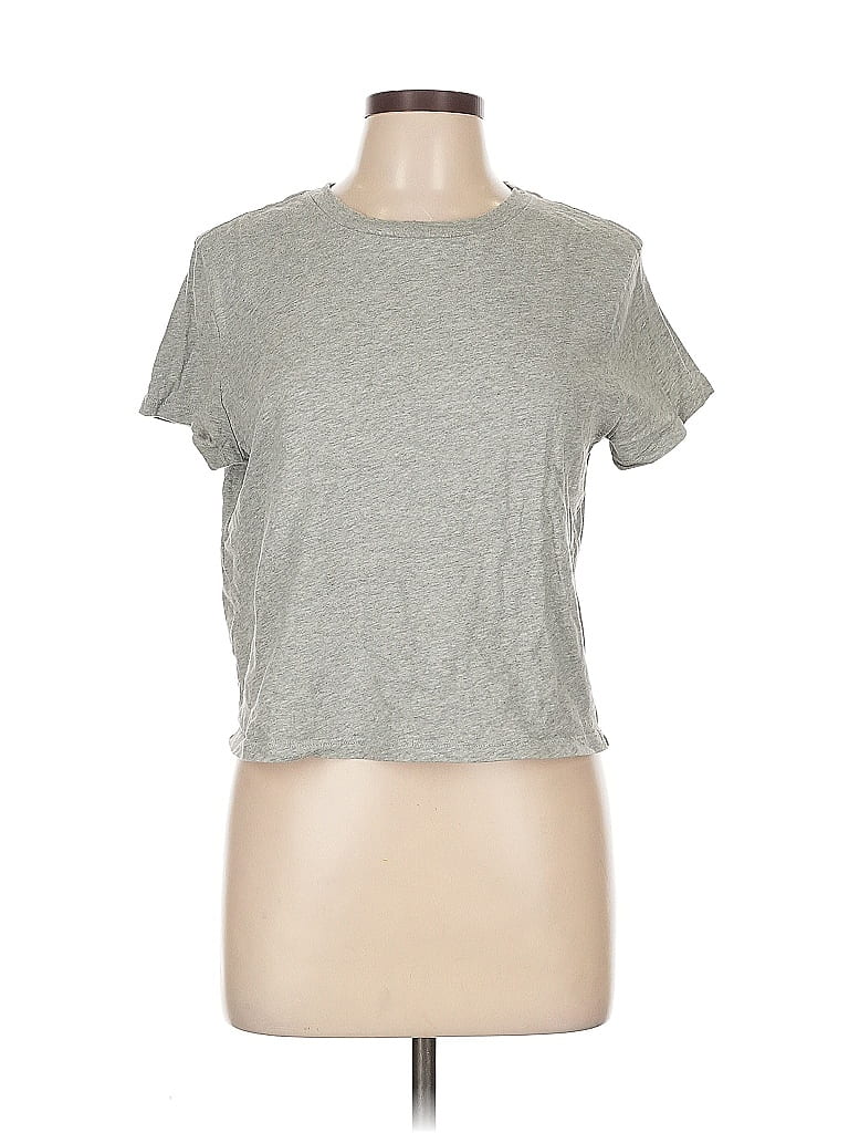 Pre-owned Banana Republic Factory Store Short Sleeve T-shirt In Gray