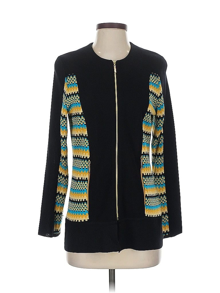 Pre-owned Misook Cardigan Sweater In Black