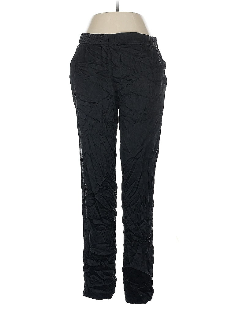 Pre-owned Margaret O'leary Silk Pants In Black