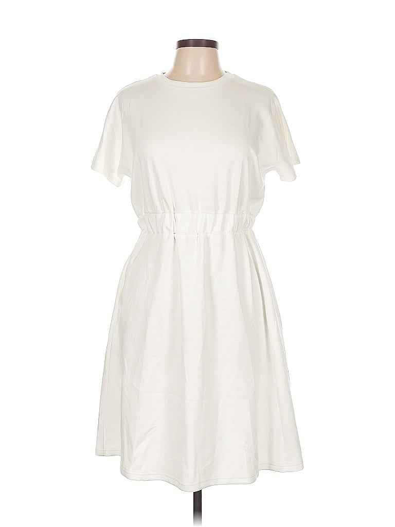 Pre-owned Unbranded Casual Dress In White