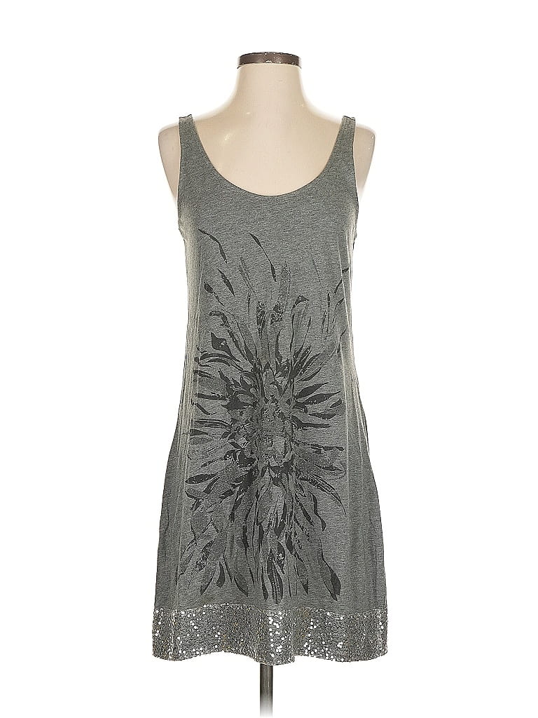 Pre-owned Express Casual Dress In Gray