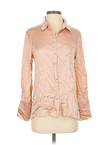 Asceno Long Sleeve Silk Top (view 1)