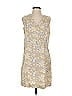 L.L.Bean Paisley Tan Casual Dress Size XXS (estimated) - photo 1