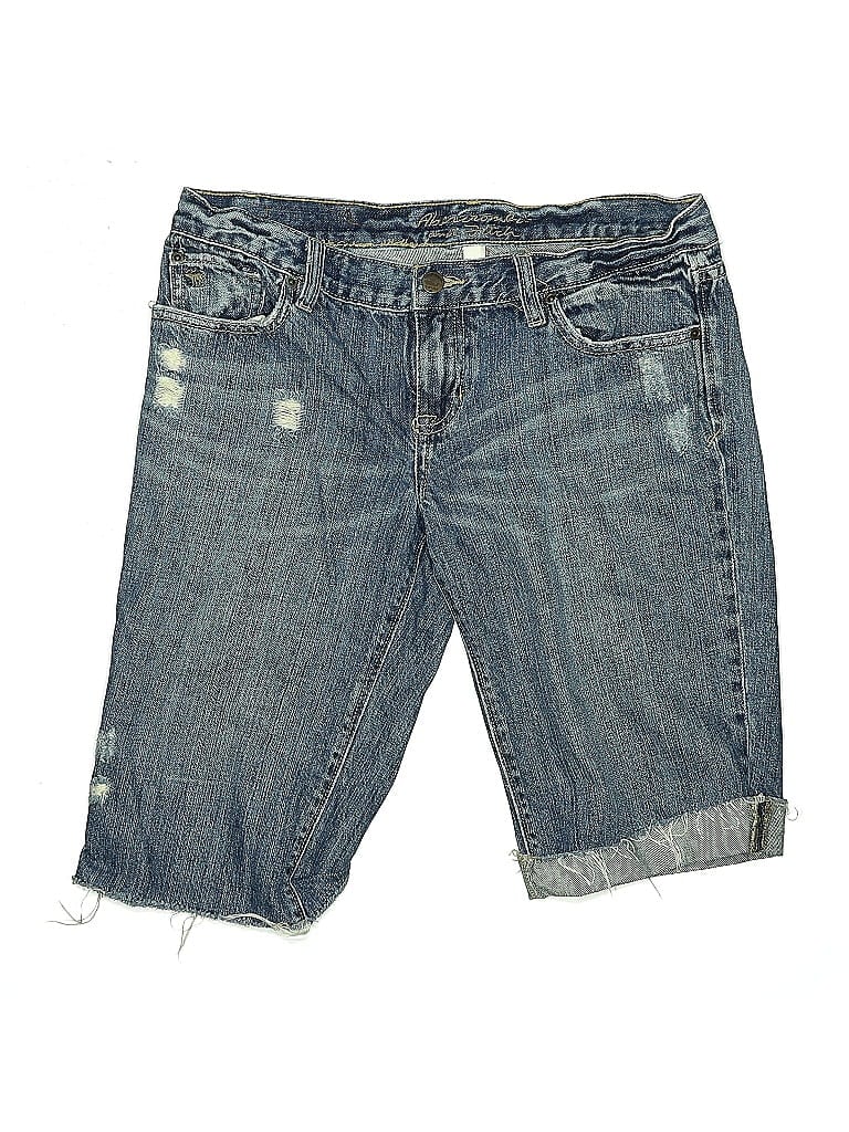 Pre-owned Abercrombie & Fitch Denim Shorts In Blue