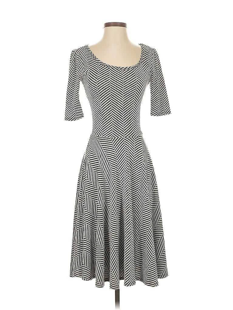 Pre-owned Lularoe Casual Dress In Gray