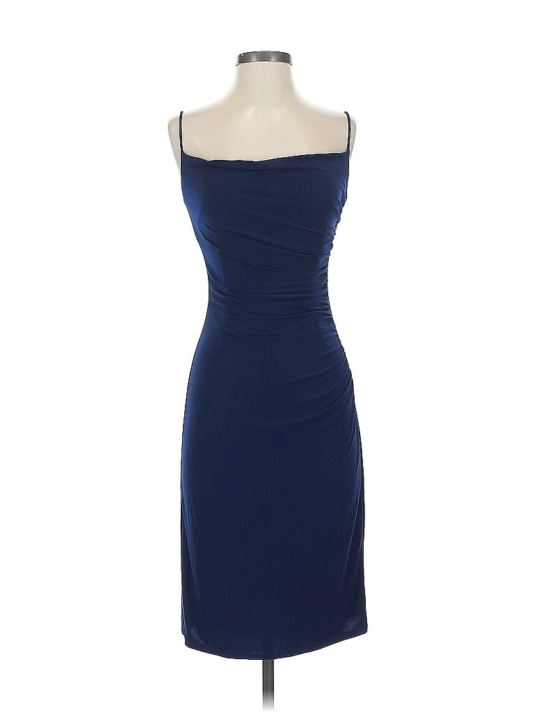 Pre-owned Laundry By Shelli Segal Cocktail Dress In Blue