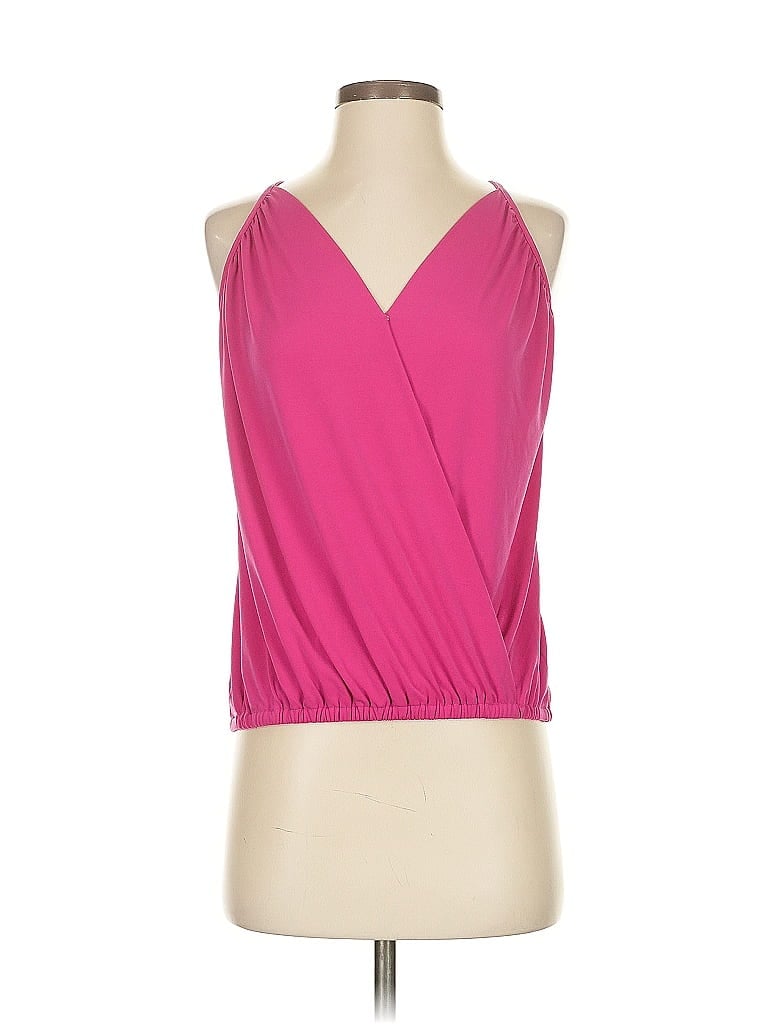 Pre-owned Express Tank Top Pink Halter Neckline Tops