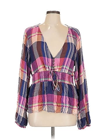 Pilcro Long Sleeve Blouse (view 1)