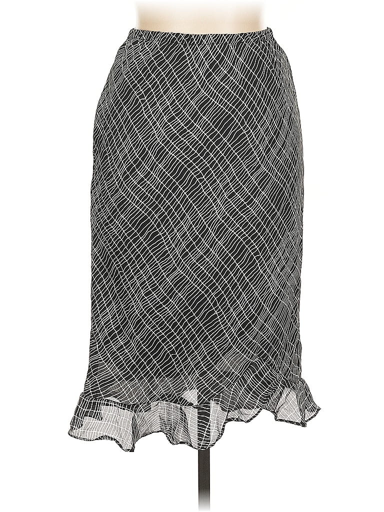 Pre-owned Sl Fashions Formal Skirt In Gray