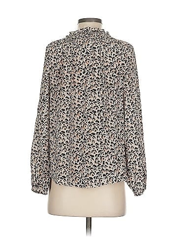 Rebecca Taylor Long Sleeve Silk Top (view 2)