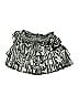 Franki by Francesca's Metallic Silver Skirt Size 8 - photo 2