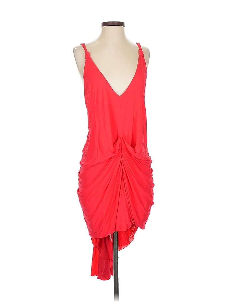 Pre-owned Max Azria Cocktail Dress In Red