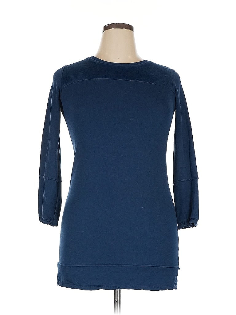 Click to view more detailed imagery on our partner's website Pre-owned Splendid 3/4 Sleeve Top Blue Boatneck Tops