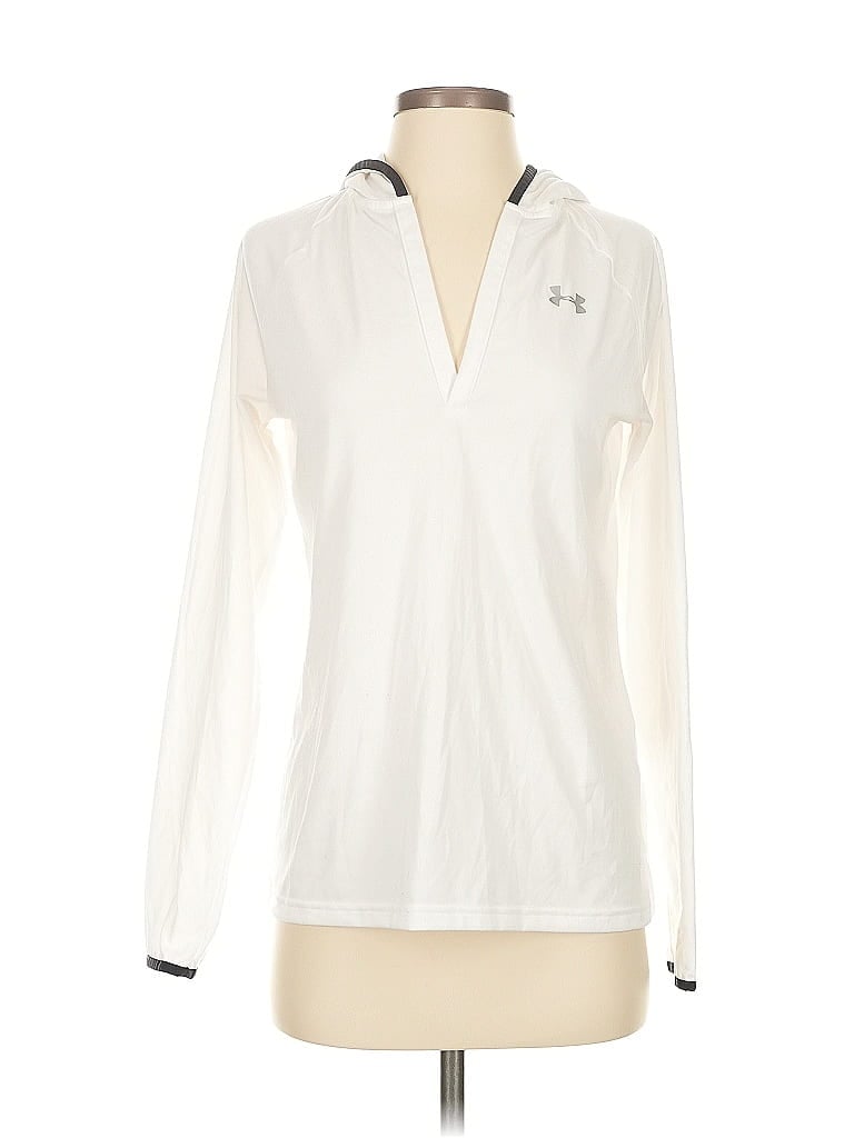 Click to view more detailed imagery on our partner's website Pre-owned Under Armour Long Sleeve Polo Shirt In White
