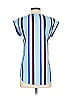 Express Stripes Blue Short Sleeve Blouse Size XS - photo 2