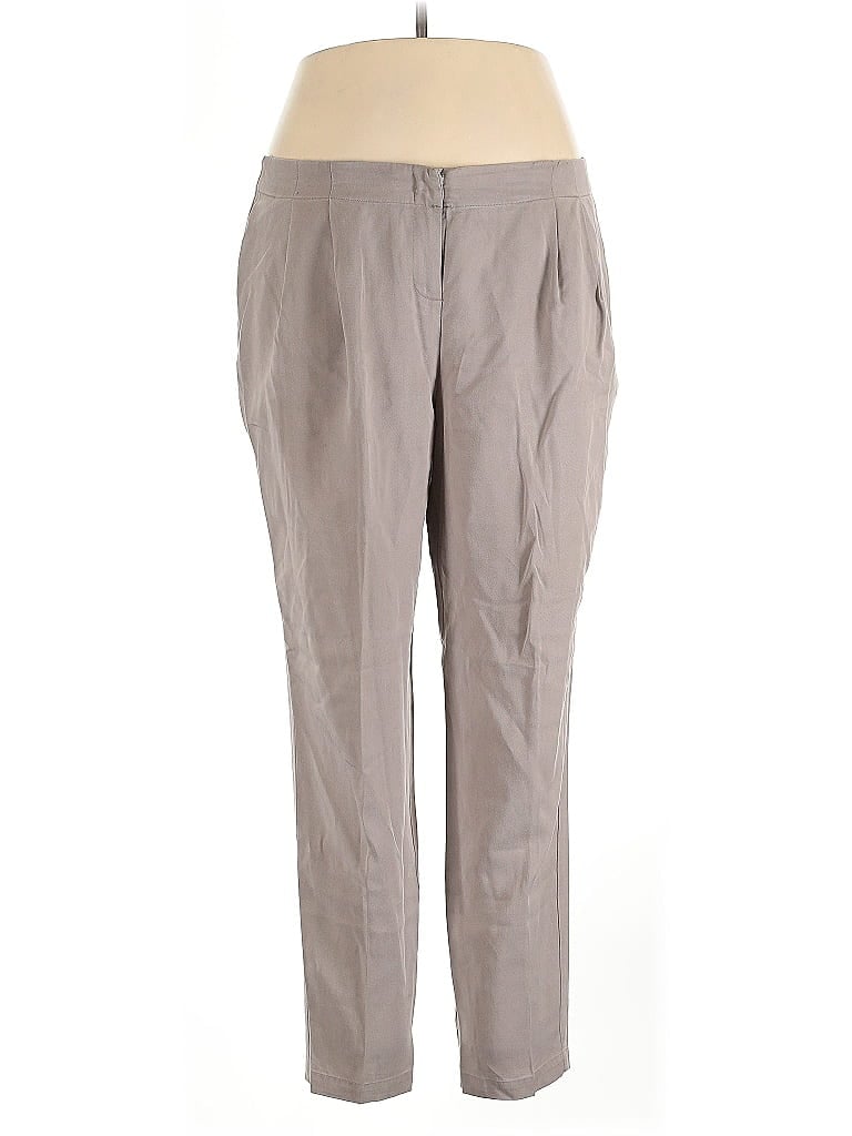 Pre-owned Eileen Fisher Casual Pants In Gray