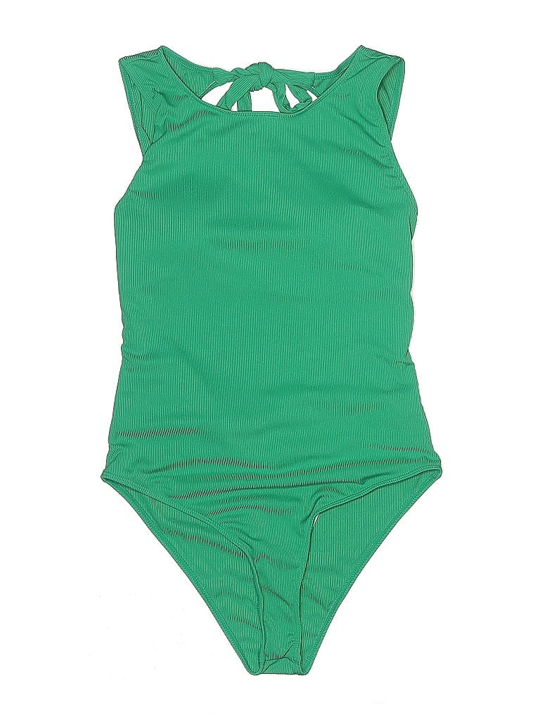 Pre-owned Unbranded One Piece Swimsuit In Green