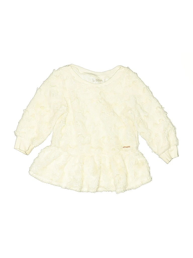 Click to view more detailed imagery on our partner's website Pre-owned Tahari Kids' Pullover Sweater In White
