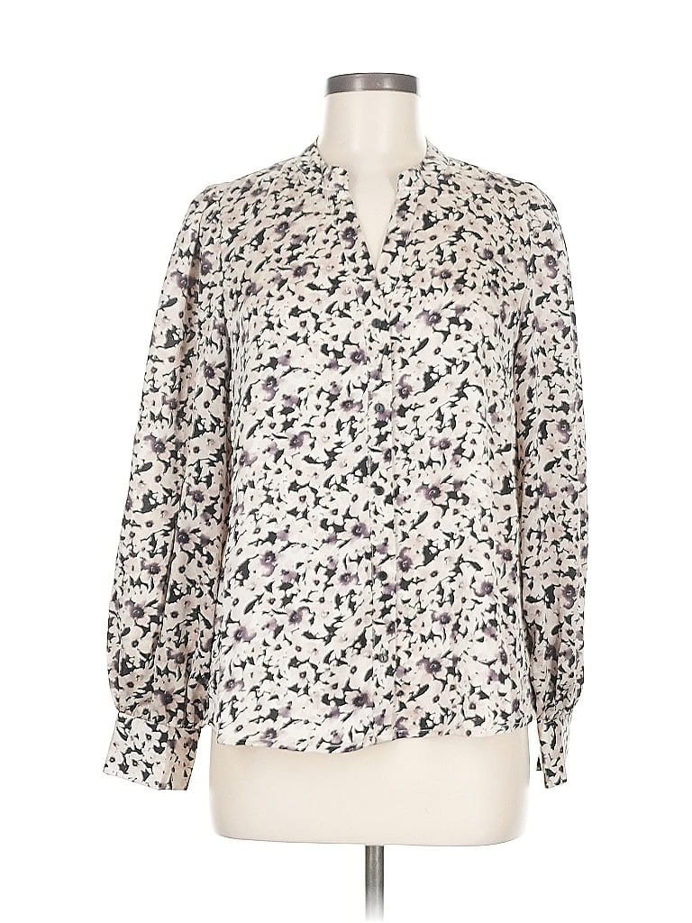 Pre-owned Philosophy Republic Clothing Long Sleeve Blouse In White