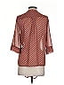 Esley Red Burgundy 3/4 Sleeve Blouse Size S - photo 2