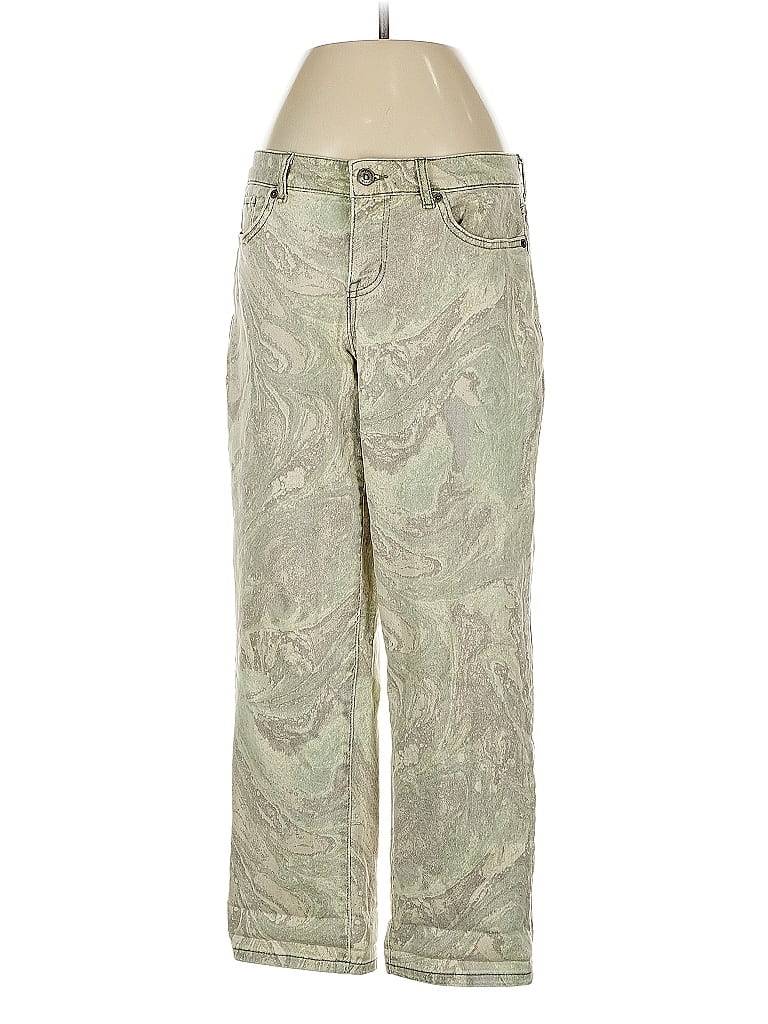 Pre-owned Logo By Lori Goldstein Casual Pants In Green