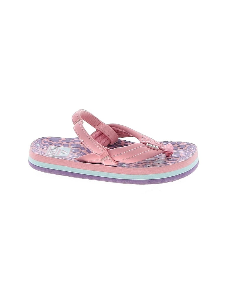 Pre-owned Reef Kids' Sandals In Pink