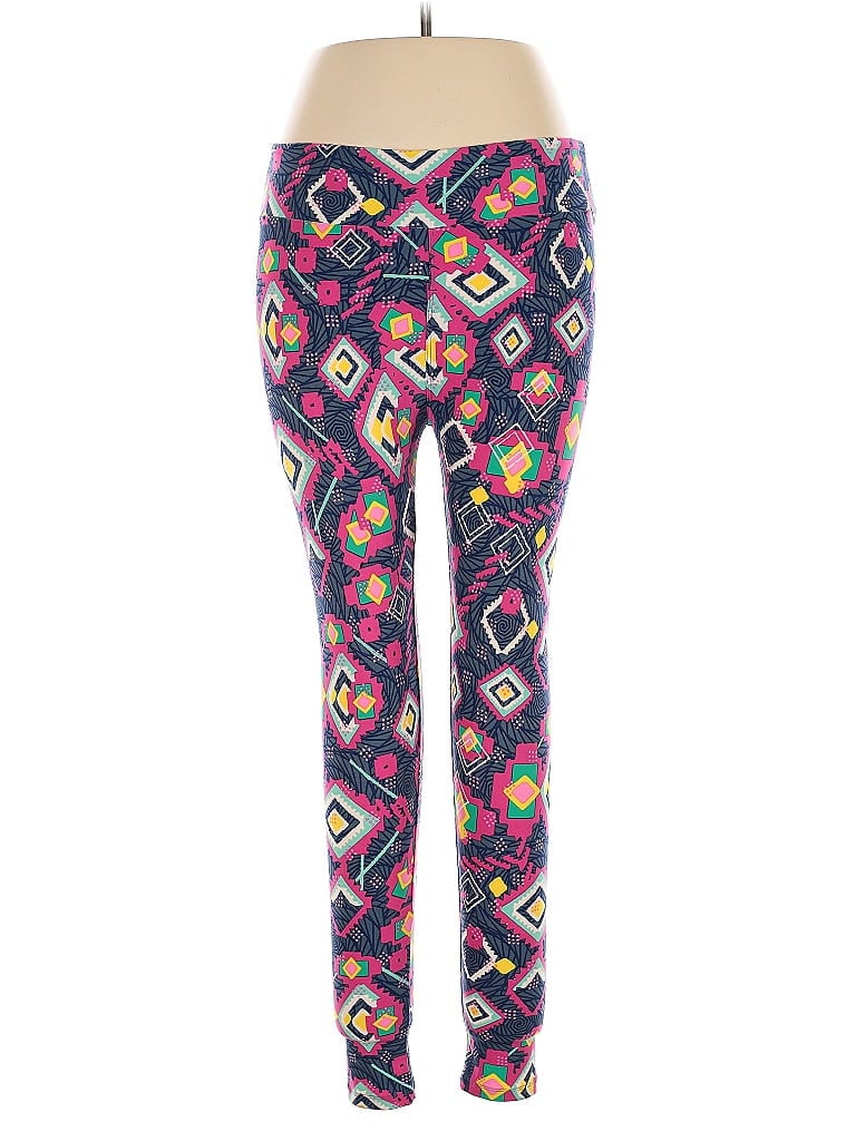 Pre-owned Lularoe Leggings In Blue