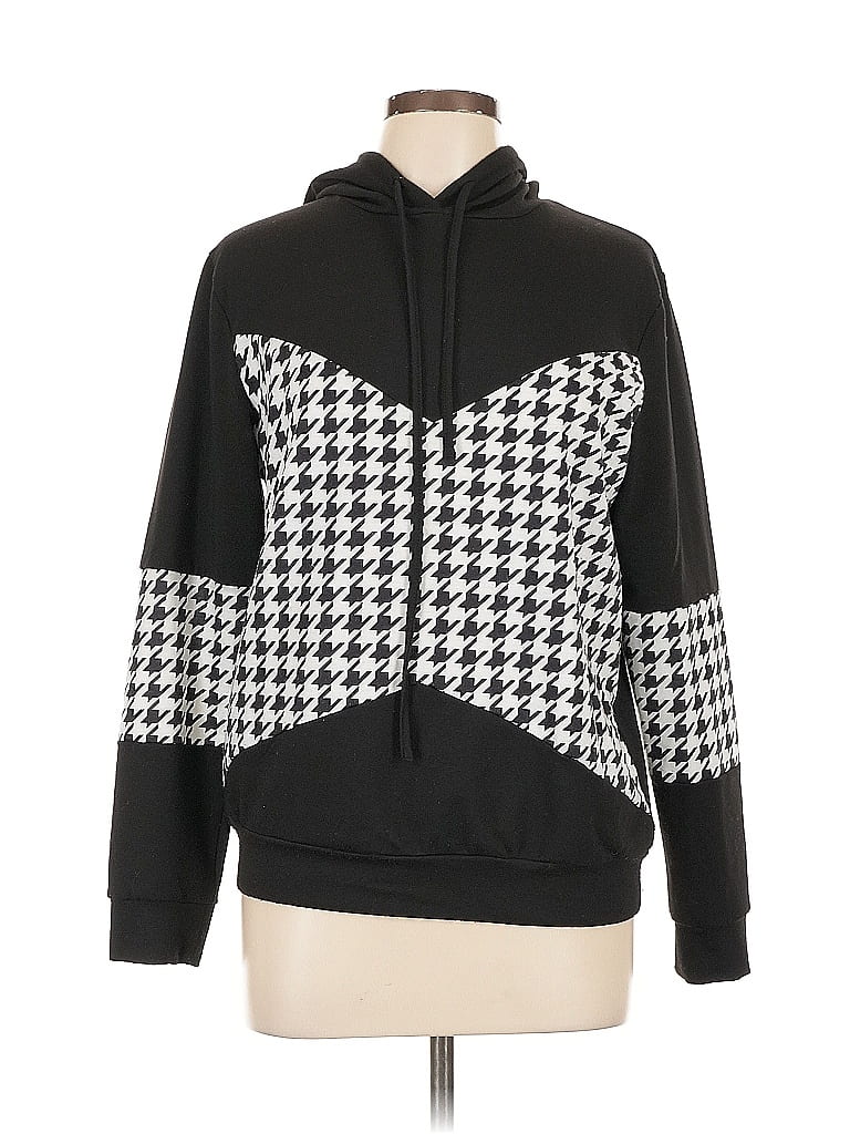 Pre-owned Made With Love Pullover Sweater In Black