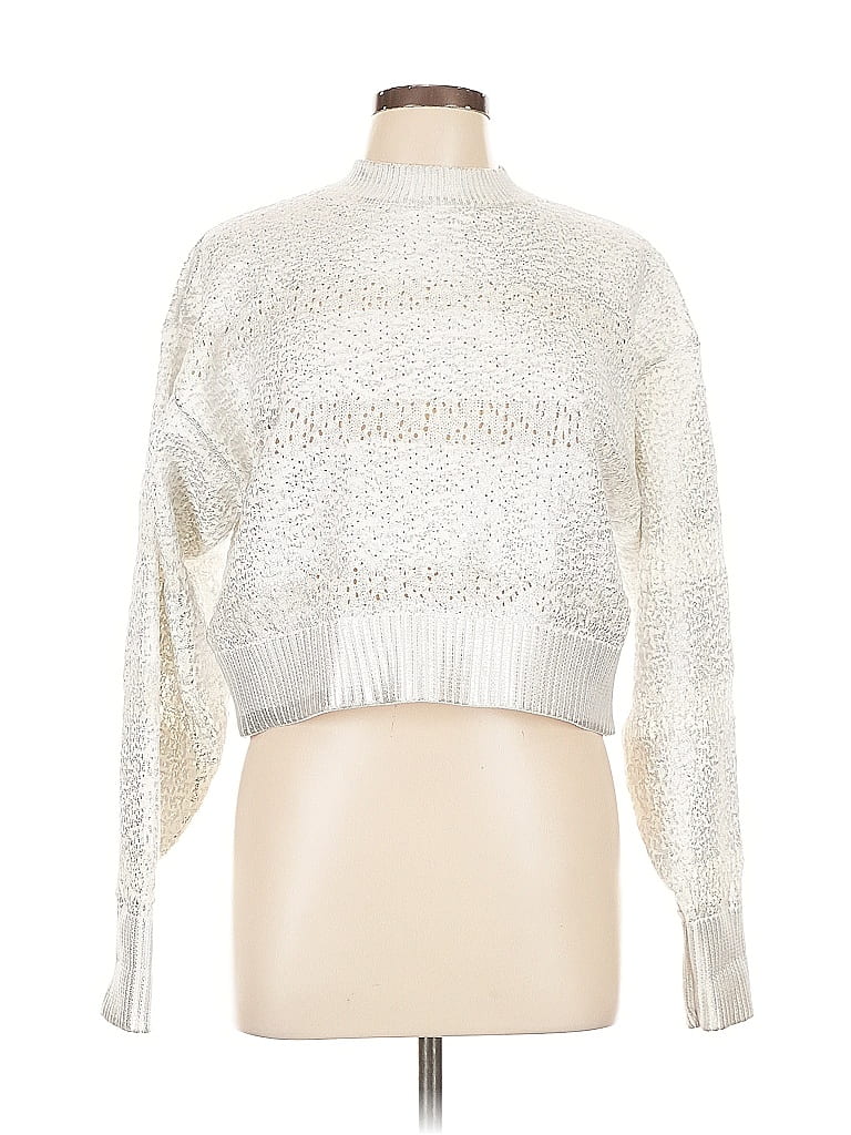 Pre-owned Koko + Mason Pullover Sweater In Silver