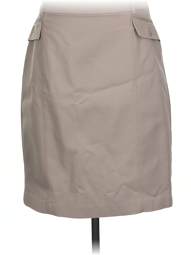 Pre-owned White House Black Market Casual Skirt In Brown