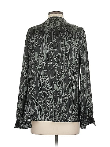 Edun Long Sleeve Silk Top (view 2)