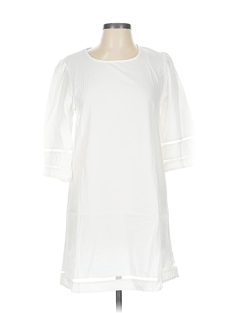 Pre-owned Unbranded Casual Dress In White