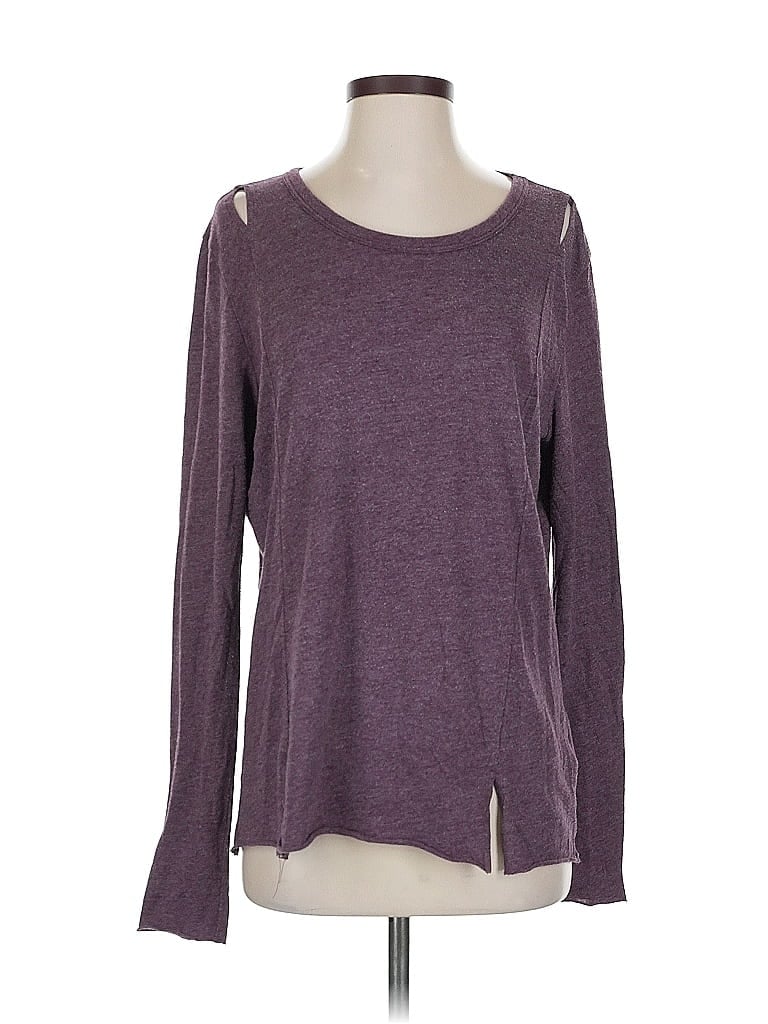 Pre-owned Nation Ltd. By Jen Menchaca Pullover Sweater In Purple