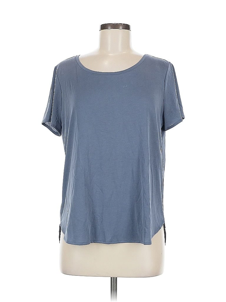 Pre-owned Banana Republic Short Sleeve T-shirt In Blue