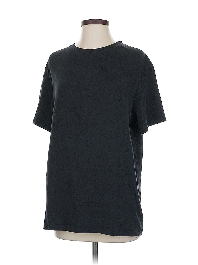 Pre-owned Unbranded Short Sleeve T-shirt In Black